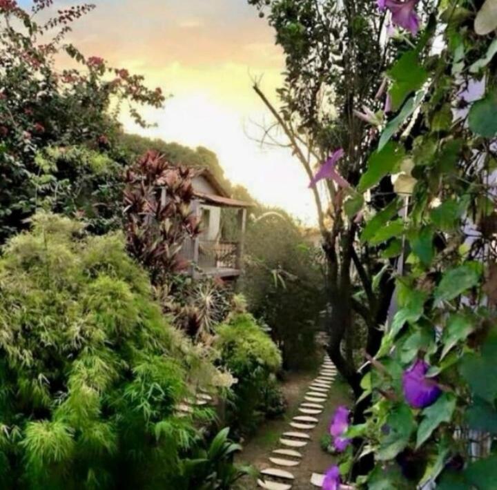 Pousada Trilha Violeta Sao Jorge  Bagian luar foto